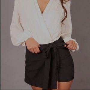 Blaque Label Sophia Romper, Skort, Size M